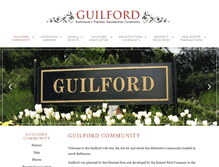 Tablet Screenshot of guilfordassociation.org